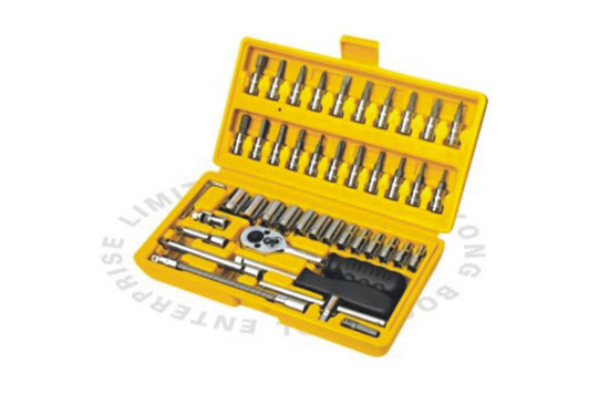 46PCS 1/4" DR.SOCKET WRENCH SET