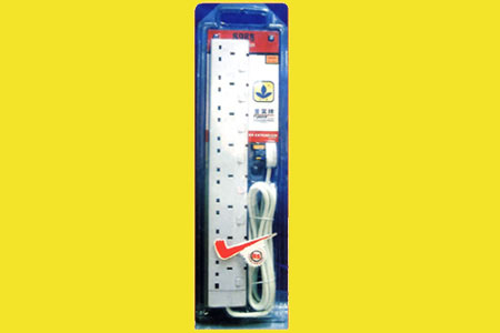 8*13A EXTENSION SOCKET OUTLET WITU NEON & SWITCH