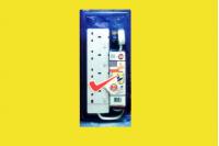 4*13A EXTENSION SOCKET OUTLET WITU NEON & SWITCH