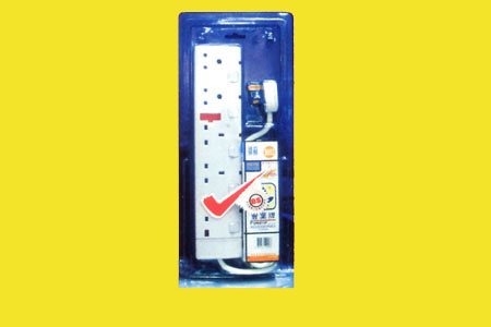 3*13A+2*15A FUSED EXTENSION SOCKET OUTLET WITU NEO