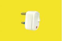 15A ROUND PIN PLUG WITH SWITCH