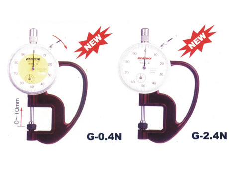 G-0.4N G-2.4N孔雀牌针盘式厚度针